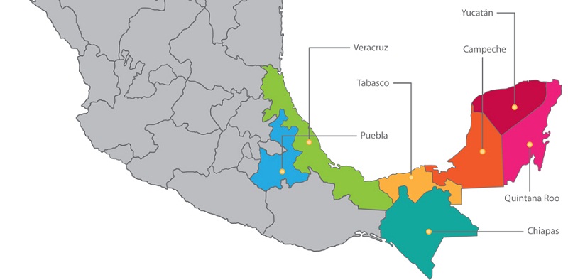 Chiapas, Veracruz y Tabasco son los estados donde más migrantes son asegurados por el INM