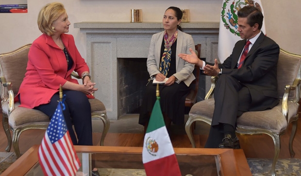 Desaira Hillary a EPN; no vendrá a México