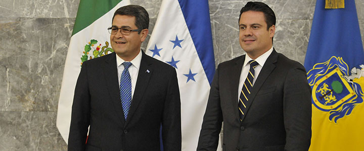 Aborda Presidente de Honduras migración durante visita a Jalisco