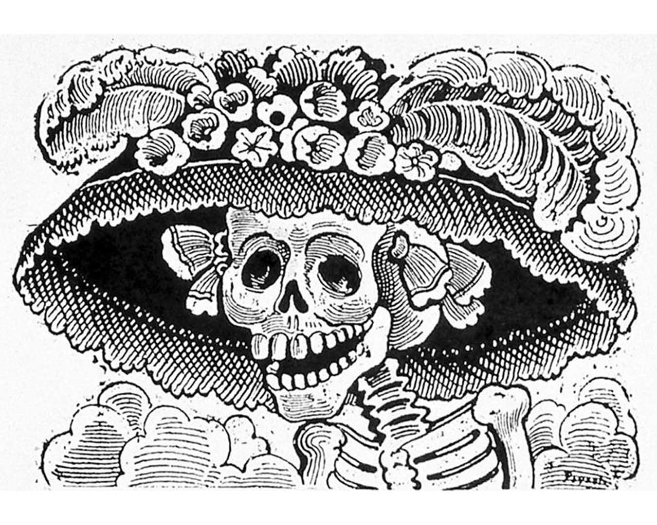 La Catrina hoy celebra el 172° aniversario de su creador: Jose Guadalupe Posada