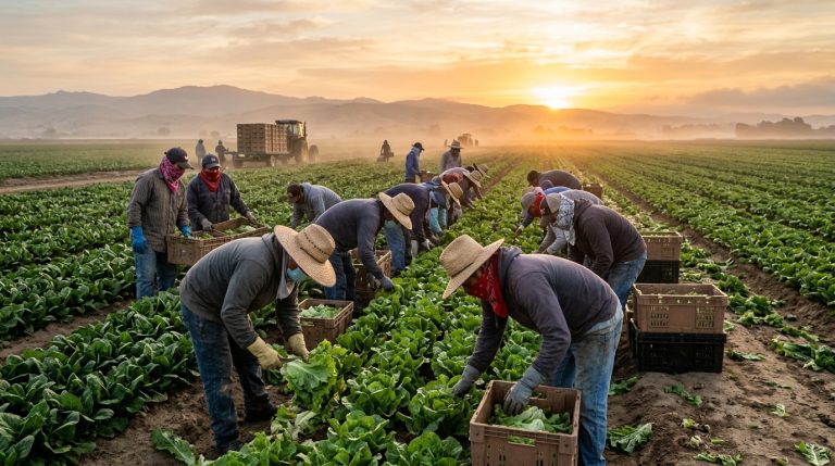 La paradoja de los campos vacíos: 88% de temor en los jornaleros y la crisis de mano de obra agrícola en EE. UU.