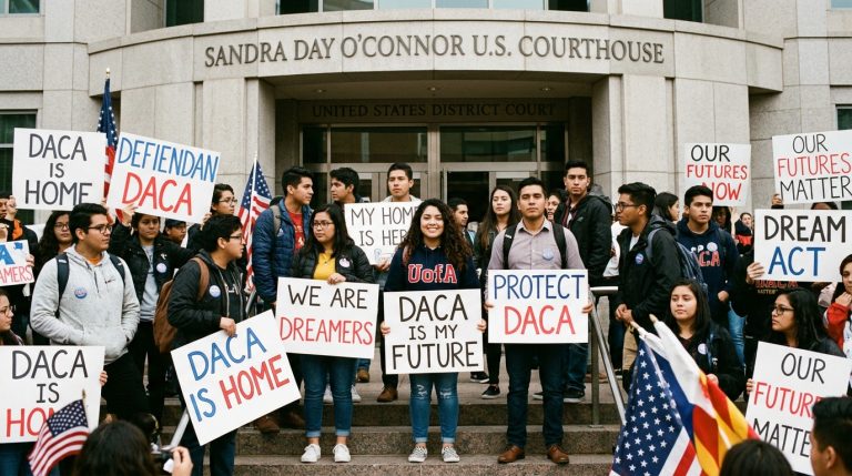 DACA ante la encrucijada judicial: Más de medio millón de Dreamers defienden sus permisos de trabajo en las cortes