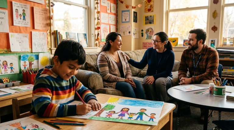 Cuidar la infancia: Redes de apoyo escolar y contención psicosocial abrazan a la niñez de familias con estatus mixto
